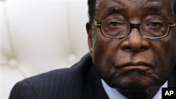 Zimbabwe President Robert Mugabe (file photo)
