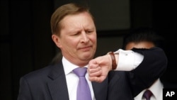FILE - Russian President's Vladimir Putin's chief of staff, Sergei Ivanov.