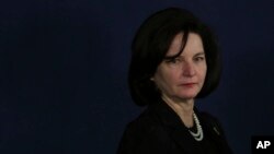 Newly appointed Attorney General Raquel Dodge attends her inauguration ceremony at the Attorney General office in Brasilia, Brazil, Sept. 18, 2017.