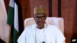 FILE - Nigeria's President Muhammadu Buhari.