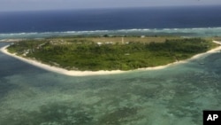 Salah satu pulau di Kepulauan Spratly di Laut China Selatan yang dipersengketakan China. (foto: dok.)