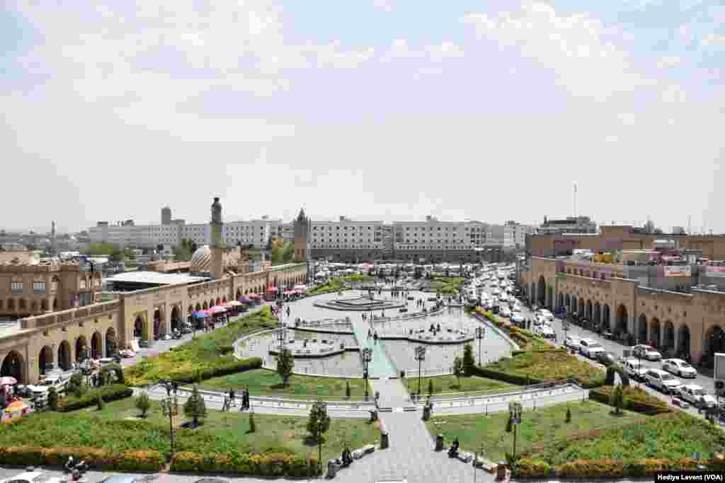 Erbil Kalesi&rsquo;nden görünüm.
