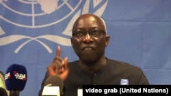 FILE - Adama Dieng, special adviser to the U.N. secretary-general for the prevention of genocide, is pictured in Juba, South Sudan, April 30, 2014. 