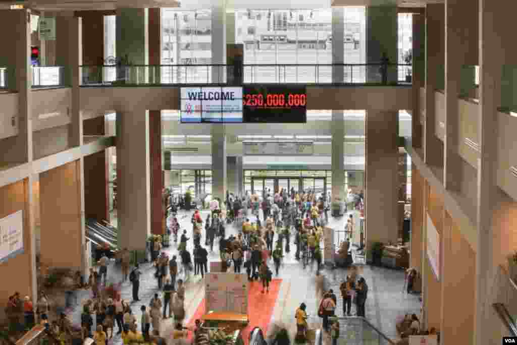The XIX International AIDS Conference at the Washington Convention Center in DC.