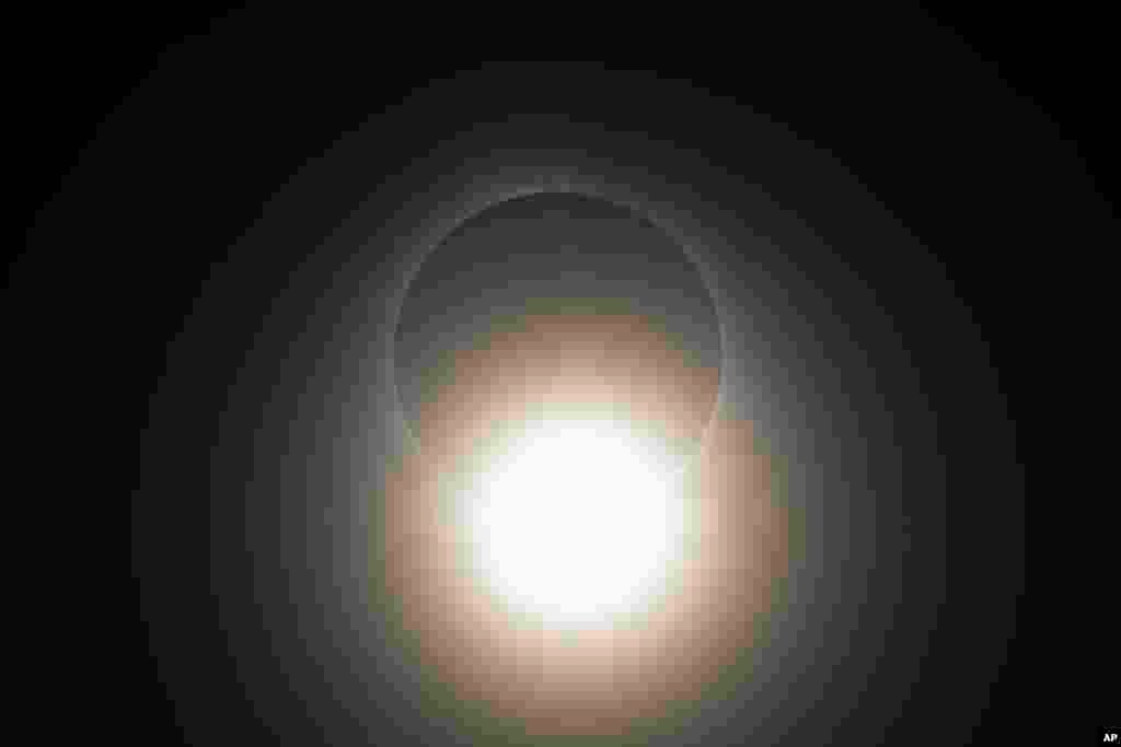 خورشیدگرفتگی، ایالت اوهایو آمریکا، ۲۰ فروردین ۱۴۰۳