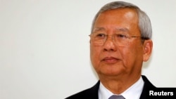 Thailand's new caretaker prime minister, Niwatthamrong Boonsongphaisan, Bangkok May 7, 2014