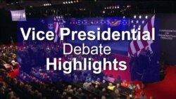 Highlights From the Vice Presidential Debate