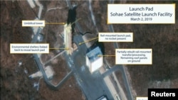 Aktivitas di Pusat Peluncuran Satelit Sohae di Tongchang-ri, Korea Utara, 2 Maret 2019. (Foto: dok). 