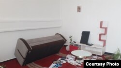 Freelance journalist Lucy Kassa says her home in Addis Ababa was raided by three armed men dressed in civilian clothes. The aftermath of that raid is seen in this photo from WhatsApp. 