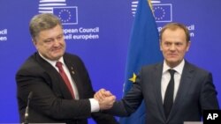 Петро Порошенко і Дональд Туск