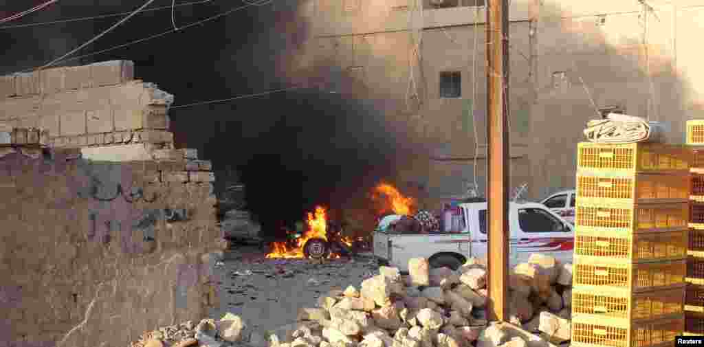 شدت پسند تنظیم داعش کے جنگجوؤں نے رمادی میں سرکاری فورسز کو پسپا کر کے شہر پر کنٹرول حاصل کر لیا ہے۔