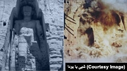 طالبان در سال ۲۰۰۱ تندیس های بودا را تخریب کردند