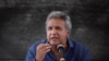 El presidente Lenin Moreno durante una conferencia de prensa en una visita a la refinería estatal en Esmeraldas, en el noreste de Ecuador. (Archivo)