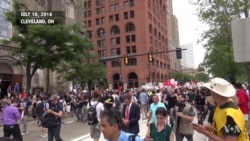 Protesters on Day One of Republican Convention