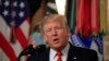 President Donald Trump speaks in the Diplomatic Room of the White House in Washington, Oct. 27, 2019.
