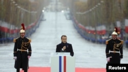 Commemoration Ceremony for Armistice Day in France