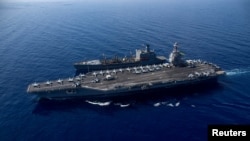 Ударна група USS Gerald R. Ford, 11 жовтня 2023. Фото U.S Naval Forces Central Command / U.S. 6th Fleet / REUTERS