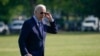 President Joe Biden walks off of Marine One on the Ellipse near the White House, May 27, 2021, after returning from a trip to Cleveland. 
