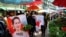 Biểu tình ủng hộ bà Aung San Suu Kyi tại Yangon, Miến Điện, 8 tháng Tư, 2021.