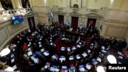 Le Congrès argentin à Buenos Aires, 20 décembre 2019. (Reuters/Agustin Marcarian)