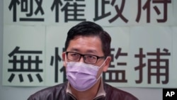 前香港立法會議員林卓廷。 （美聯社資料照片）