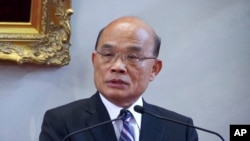 台湾行政院长苏贞昌 (资料照）