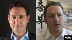 Dua warga Kanada yang ditahan China, mantan Diplomat Michael Kovrig (kiri) dan konsultan bisnis Michael Spavor (Foto: dok).