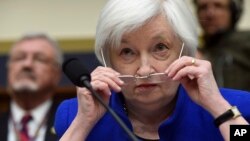 Federal Reserve Board Chair Janet Yellen prepares to testify on Capitol Hill in Washington, Feb. 10, 2016, before the House Financial Services Committee hearing on monetary policy and the state of the economy. 