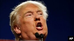 Ứng vi&#234;n tổng thống của đảng Cộng h&#242;a Donald Trump.