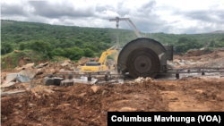 Chinese mining companies have spread out over Mutoko district in Zimbabwe, about 200 km east of Harare, looking for granite, Feb. 1, 2022.