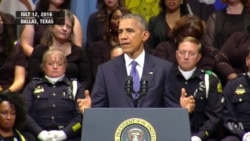 President Barack Obama, Former President George W. Bush address Dallas memorial service