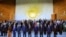 African heads of state gather for a group photograph at the 35th Ordinary Session of the African Union (AU) Assembly in Addis Ababa, Ethiopia, Feb. 5, 2022.