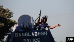 A French soldier patrols the Part-Dieu shopping mall in Lyon as part of the "Vigipirate" security plan after last week's Islamic militant attacks, Jan. 16, 2015.
