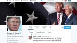 Trump Praises Russian President for Ruling Out Tit-for-Tat Sanctions