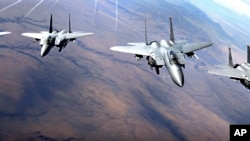 The U.S. arms deal with Indonesia is highlighted by the sale of up to 36 F-15 fighter jets.
