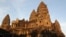 FILE - A view of Cambodia's famous Angkor Wat temple is seen during sunrise in Siem Reap.