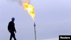 Zevîyê neftê yê Xurmala li nêzîk Hewlêrê, paytexta Herêma Kurdistana Îraqê. Wêne ji arşîvê ye.