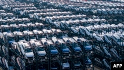 موترهای برقی ساخت شرکت بی وای دی چین در حال صادر شدن به خارج از آن کشور