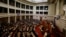 Greek lawmakers attend the third round of voting to elect a new president at the Parliament in Athens, Dec. 29, 2014.