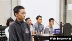 Ông Phan Văn Bình tại phiên xử ngày 22/1/2019 ở Khánh Hòa, Photo: TTXVN