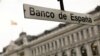 FILE - The metro station of Bank of Spain is seen in Madrid, Spain, May 22, 2018. U.S. officials say sanctions are possible following investigations of transactions involving Spain's central bank that violated U.S. restrictions on dealings with Venezuela.