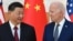 FILE - Presiden AS Joe Biden (kanan) dan Presiden China Xi Jinping (kiri) bertemu di sela-sela KTT G20 di Nusa Dua, Bali, 14 November 2022.(SAUL LOEB/AFP)