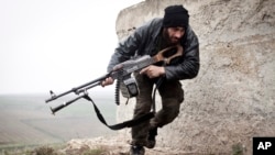 Crosses sit in honor of those killed during the mass shooting in Las Vegas. A gunman opened fire on an outdoor music concert on Sunday killing dozens and injuring hundreds.