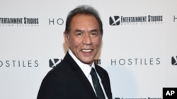 FILE - In this Dec. 18, 2017 file photo, actor Wes Studi attends a special screening of "Hostiles" in New York. Studi, whose credits include “Avatar,” “The Last of the Mohicans” and “Dances with Wolves,” will take the stage at Sunday’s Oscars to present an award.
