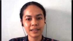 Indonesian Corruption Watch (ICW) researcher, Lalola Easter Kaban. (Photo screenshot)