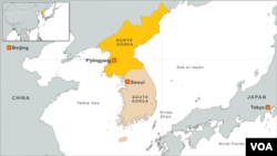 Koreas map