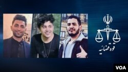 از راست:‌ امیرحسین مرادی، سعید تمجیدی و محمد رجبی