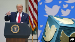 ټویټر وايي د ولسمشر ټرمپ ټویټ یې د اصولو خلاف دی