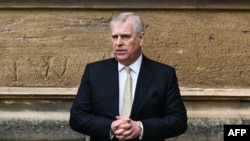 资料照片：英国安德鲁王子。(2024年3月31日)