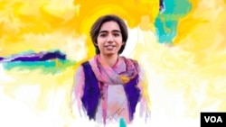 زارا محەمەدی، ماموستای زمانی کوردی، نیگارکێش: لوقمان ئەحمەد لە بەشی کوردی دەنگی ئەمەریکا